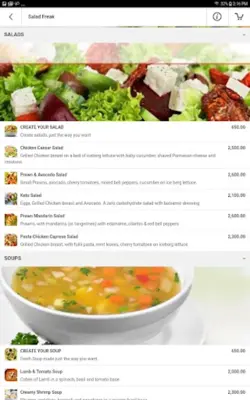 Salad Freak! android App screenshot 2